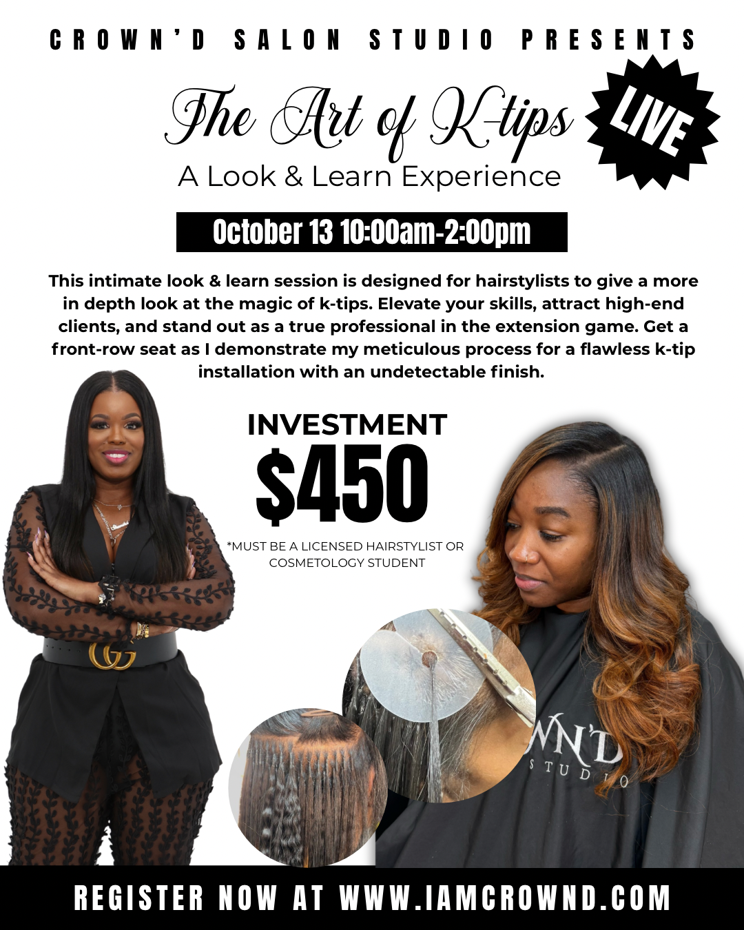 The Art of K-tips LIVE: A Look & Learn Experience