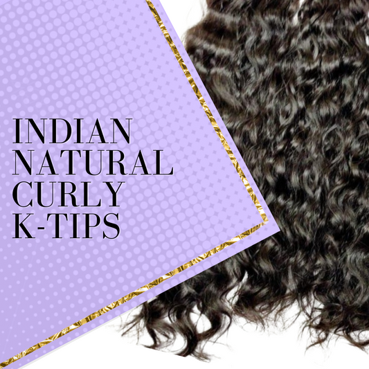 Raw Indian Natural Curl K-tips